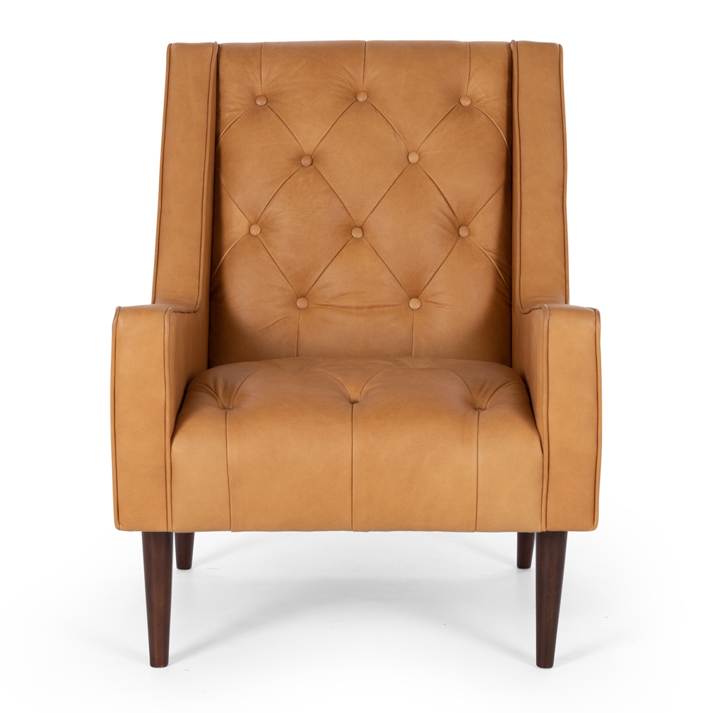 Winston Armchair in Charme Russett  Fully upholstered with a solid NZ Pine frame (10 year guarantee). High density layered block foam on high quality webbing.    Dimension W70 D93 H89CM