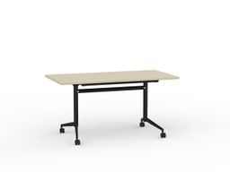 Team Flip Simple mechanism, nesting, movable, they help people come together and move around - Team Flip tables give you the kind of flexibility business, conference or education workspaces demand.  Nordic Maple top with black  leg frames 1600x800 | 1800x900 | 1400x700